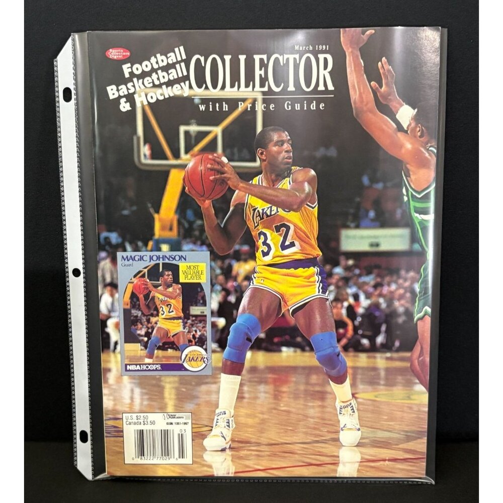 Sports Collectors Digest Magazine Magic Johnson LA Lakers March 1991 Jerry Rice